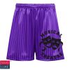 David Luke Shadow Stripe Shorts (Purple) Thumbnail